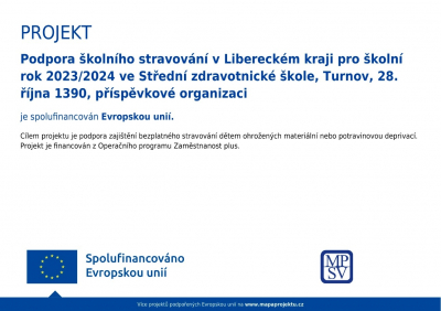 Podpora školního stravování v Libereckém kraji ve školním roce 2023/2024
