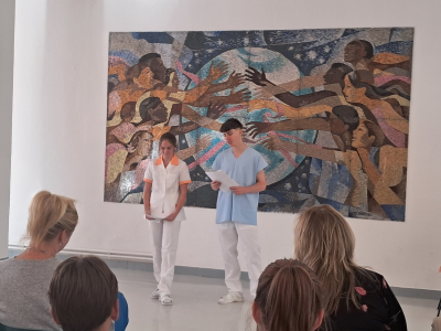 Slavnostní zahájení praxe třídy 3.MA-SČ