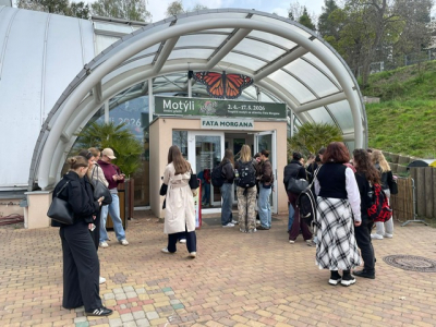 Třída 3. ZL objevovala krásy tropů i motýlí říše ve skleníku Fata Morgana