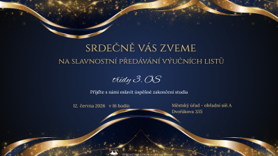 Slavnostní předávání výučních listů