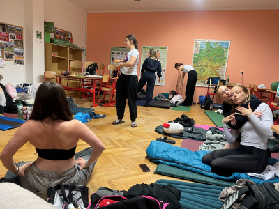 Přespávačka ve škole